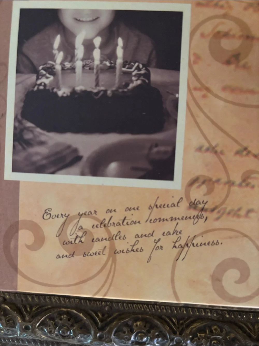 NWT “Once Upon A Family” “Birthday Book” Photo Album with 24 expandable pages.